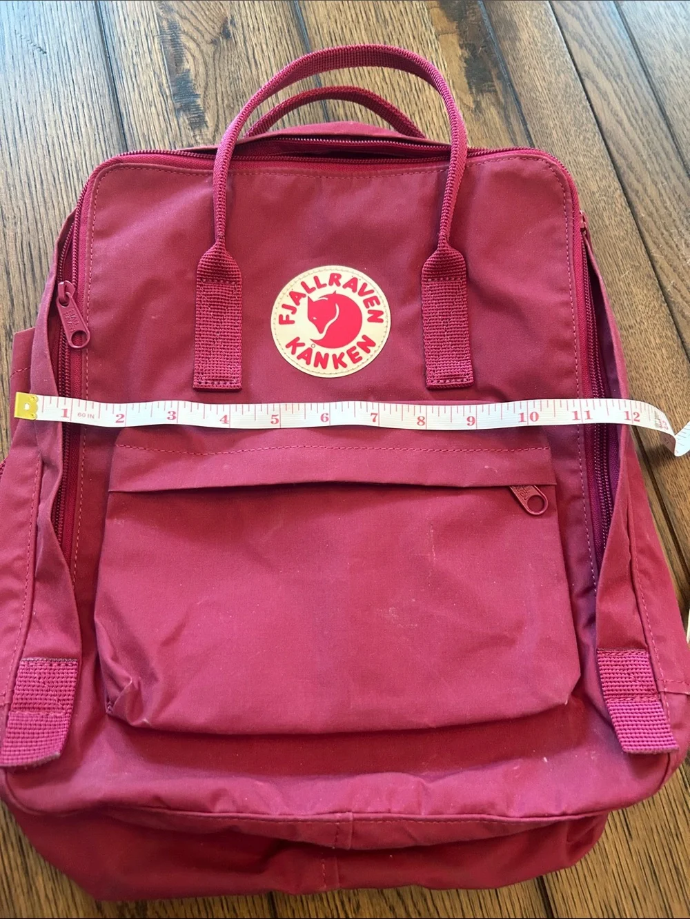 Fjallraven Kanken Backpack in Deep Raspberry